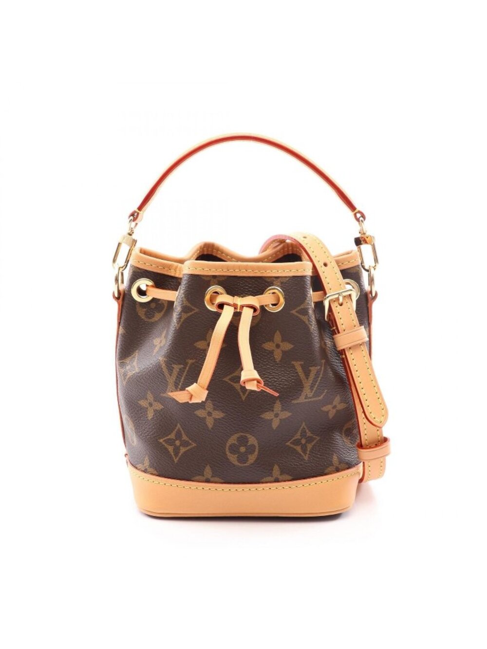 Louis Vuitton Handbag Nano Noe Monogram Leather